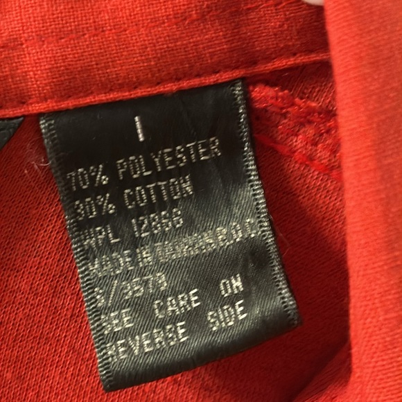 VTG Banner quarter button down short sleeve size large - Picture 5 of 6